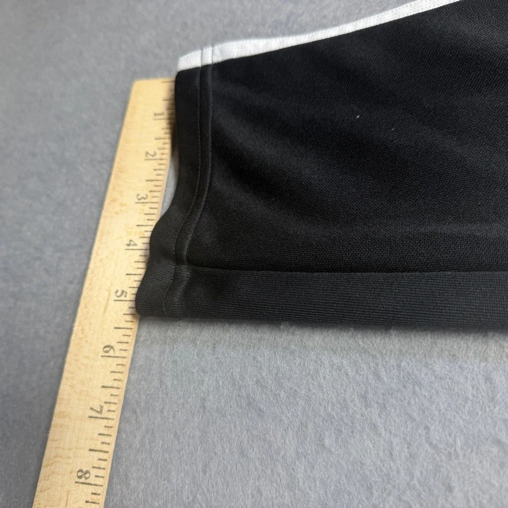 Adidas Tiro Mens Black White Climalite Tapered Athletic Track Pants Size M 32x30